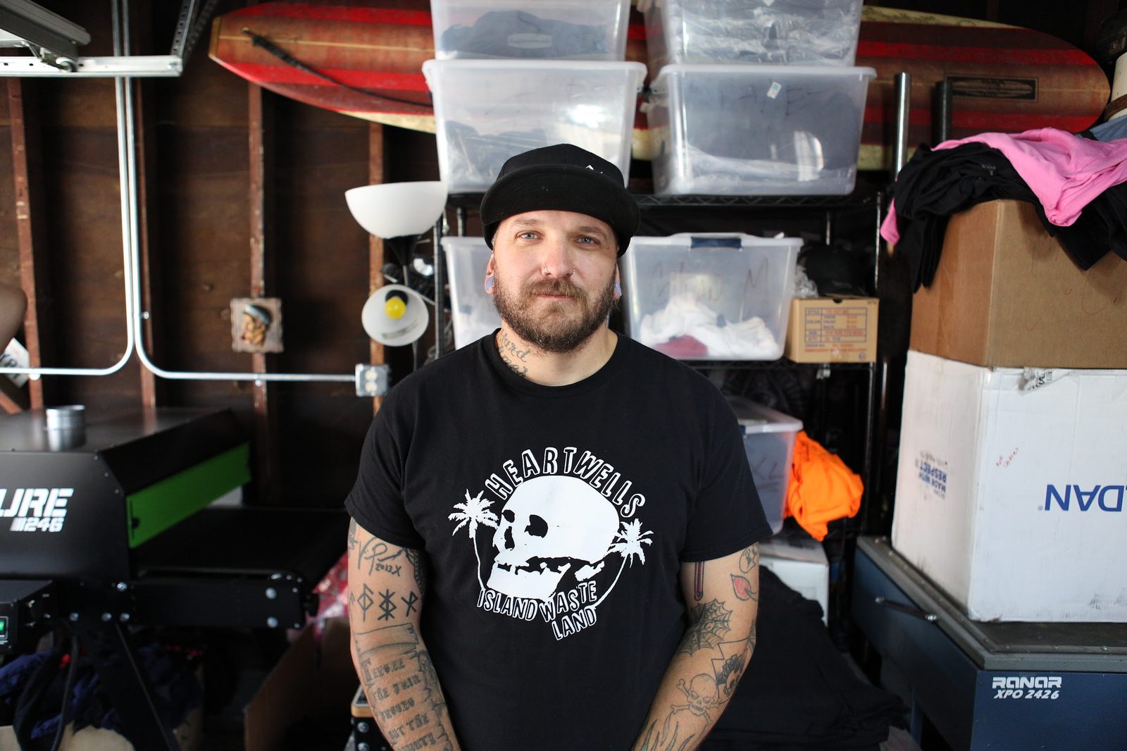 CC Print custom apparel shop in Long Beach — screen printing, embroidery and DTF production